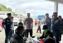 Kapolres Halmahera Timur Tinjau Kesiapan Pelabuhan Subaim jelang Idulfitri