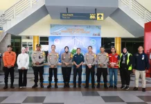 Wujudkan Mudik Aman dan Nyaman, Kapolres Ternate Dampingi PJU Polda Malut Tinjau Po