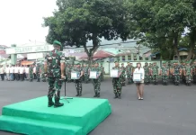 Danrem 152/Baabullah Berikan Bingkisan Lebaran Kepada Prajurit