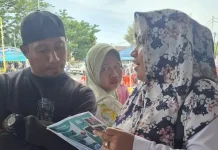 Gerakan Ayah Teladan Indonesia Edukasi Pemudik di Pelabuhan Ternate