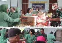 Kodim 1508/Tobelo Perkuat Kebersamaan Melalui Bazar Ramadan