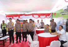 Monitoring Pos Pengamanan di Halmahera Selatan di Lakukan