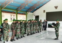 Kodim 1505/Tidore Gelar Apel Cuti Lebaran Gelombang I