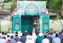 Salat Idul Fitri di Korem 152/Baabullah Berlangsung Khidmat