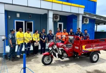 NHM Bantu Kendaraan Roda Tiga di Pelabuhan Sofifi