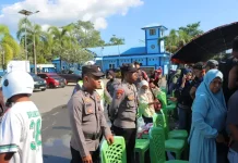 Polres Sula Perketat Pengamanan Arus Balik di Pelabuhan Sanana