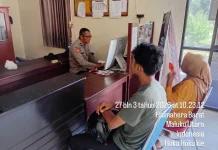Respon Cepat SPKT Polres Halbar saat Terima Laporan Masyarakat