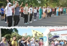 Semarak Satu Tahun Kepemimpinan, Dandim 1508/Tobelo Hadiri Jalan Sehat Bersama