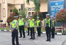 Sat Lantas Polres Sula Laksanakan Pergelaran Personel