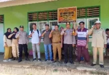 Polres Halsel Fasilitasi Mediasi Pemalangan SDN 86 Desa Martuso