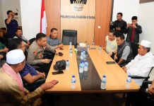 Polda Malut Fasilitasi Pertemuan Lintas Elemen di Halut