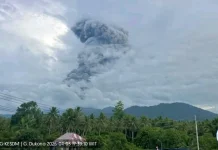 Aktivitas Letusan Gunung Dukono dalam Sehari Sebanyak 72 Kali