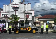Polres Ternate Lakukan Pengamanan di Gereja saat Ibadah Paskah