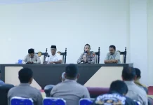 Hadiri Rapat FKUB, Kapolres Halsel Harap Masyarakat Tidak Mudah Terprovokasi