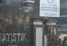 Diduga Korsleting, Kantor BPS Maluku Utara Nyaris Terbakar