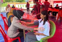 Wujudkan Kepedulian, Polri Layani Kesehatan Warga Pengungsian Sidenbopo