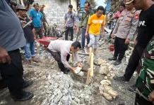 Peletakan Batu Pertama RLH Terdampak Kebakaran di Sibenpopo