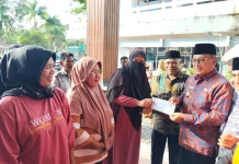 Baznas Ternate Salurkan Bantuan Kemanusiaan untuk Korban Gempa Bumi