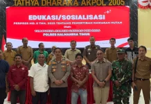 Polres Perkuat Penertiban Kawasan Hutan di Halmahera Timur