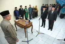 Pelantikan Dirut dan Dewas Perumda Ake Gaale