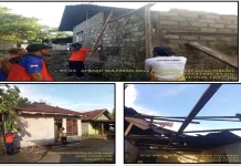 Puluhan Rumah Warga Pulau Makian Rusak Diterjang Angin Puting Beliung