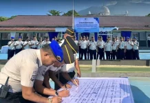 Perkuat Integritas, Lapas Ternate Gelar Penandatanganan Ikrar Bersama