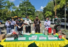 Kejari Halteng Musnahkan Barang Bukti Inkrah Libatkan Pelajar
