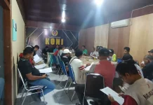Panitia Besar Porprov Malut Bersama Technical Delegate Siap menuju Halut