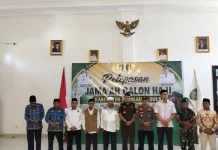 Belasan JCH Kepulauan Sula Diberangkatkan ke Ternate Gunakan Pesawat Trigana Air