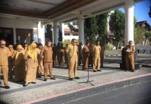Sekda Halteng Tekankan Disiplin ASN dan Evaluasi Internal OPD