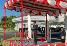 Bupati Haltim Pimpin Upacara OTDA ke-30, Tekankan Inovasi