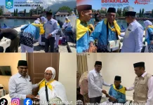 Wabup Halut Jemput dan Bekali Jemaah Haji jelang Keberangkatan