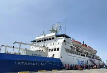 KM Tatamailau Perdana Sandar di Tobelo, Buka Akses Baru Ekonomi Halmahera Utara