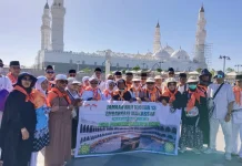 JCH Maluku Utara Kloter-13 Ziarah ke Masjid Quba