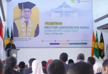 Hadir Pelantikan Rektor Nuku, Ini Harapan Wawali Tikep