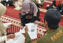 Guru Mengaji dan Pengasuh TPQ Dapat Bantuan Baznas Ternate