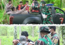 Sebagai Wujud Peduli, Kasad Bagikan Masker Kepada Warga