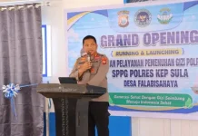 Polres Kepulauan Sula Resmikan SPPG di Falabisahaya