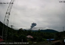 Gunung Dukono Erupsi, Warga Diminta Waspadai Abu Vulkanik