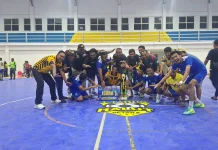 Tim Kantor UPP Tobelo Juarai Turnamen Futsal Eksebisi