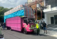 Satlantas Ternate Tindak Tegas Sopir Truk Overload