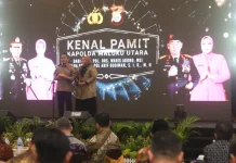 Bupati Ubaid Yakub Hadiri Kenal Pamit Kapolda Maluku Utara