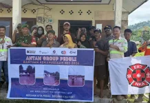 ANTAM Group Salurkan Bantuan untuk Korban Banjir Dorolamo