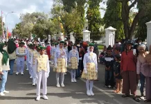 Pemkab Sula Gelar Gerak Jalan Meriah HUT ke-23