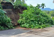 Hujan Deras Picu Longsor di Perbatasan dua Kelurahan di Tidore