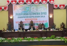 DPRD Gelar Paripurna HUT kabupaten Kepulauan Sula ke-23