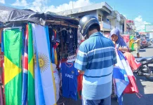 Demam Piala Dunia, Bendera Argentina dan Brazil  Ramai Diburu