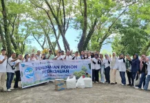 DLH dan PELNI Gelar Tanam Pohon di TPA Takome