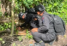 Bom Ranjau Darat Temuan Warga Halmahera Barat Dimusnahkan Brimob Malut