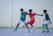 Ternate Bangkit, Halut Kembali Menang di Hari Kedua Futsal Porprov V Malut 2026
